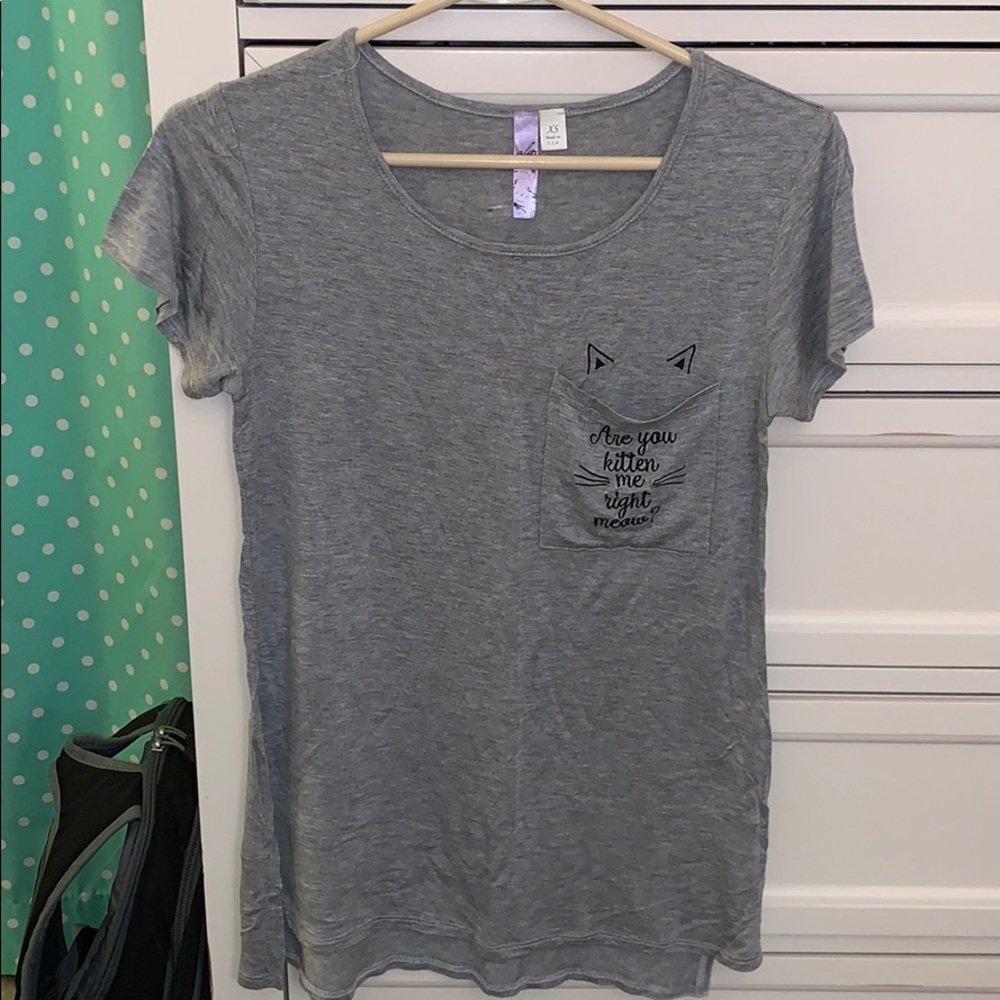 Are you kitten me right meow? Top from Francesca’s